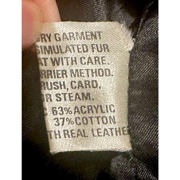 Vtg 70s Adolph Schumann Lilli‎ Ann Women's Small/Medium Faux Fur & Leather Coat - Picture 8 of 10